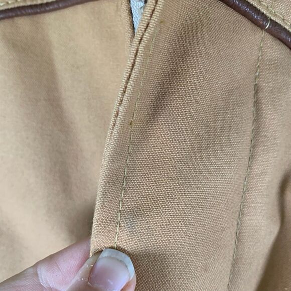 Schaefer Outfitter Vest Men's Large Brown Full Zip Snap Front Pockets Made USA - Picture 7 of 8